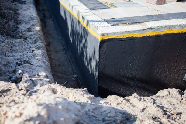 Professional Exterior Waterproofing technician working in Sandusky, MI